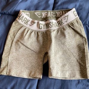 green flex gymshark shorts size small